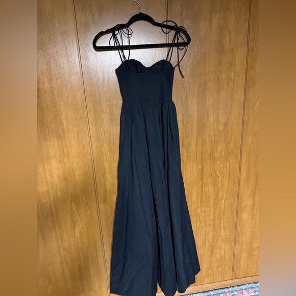 Staud Landry Shoulder-Tie Smocked Maxi Dress - Picture 5 of 6